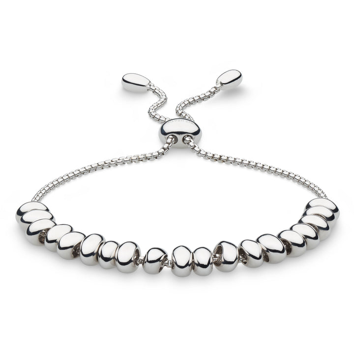 Kit Heath Silver Coast Tumble Half Row Toggle Bracelet