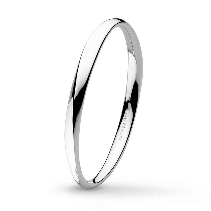 Kit Heath Silver Bevel Cirque Bangle