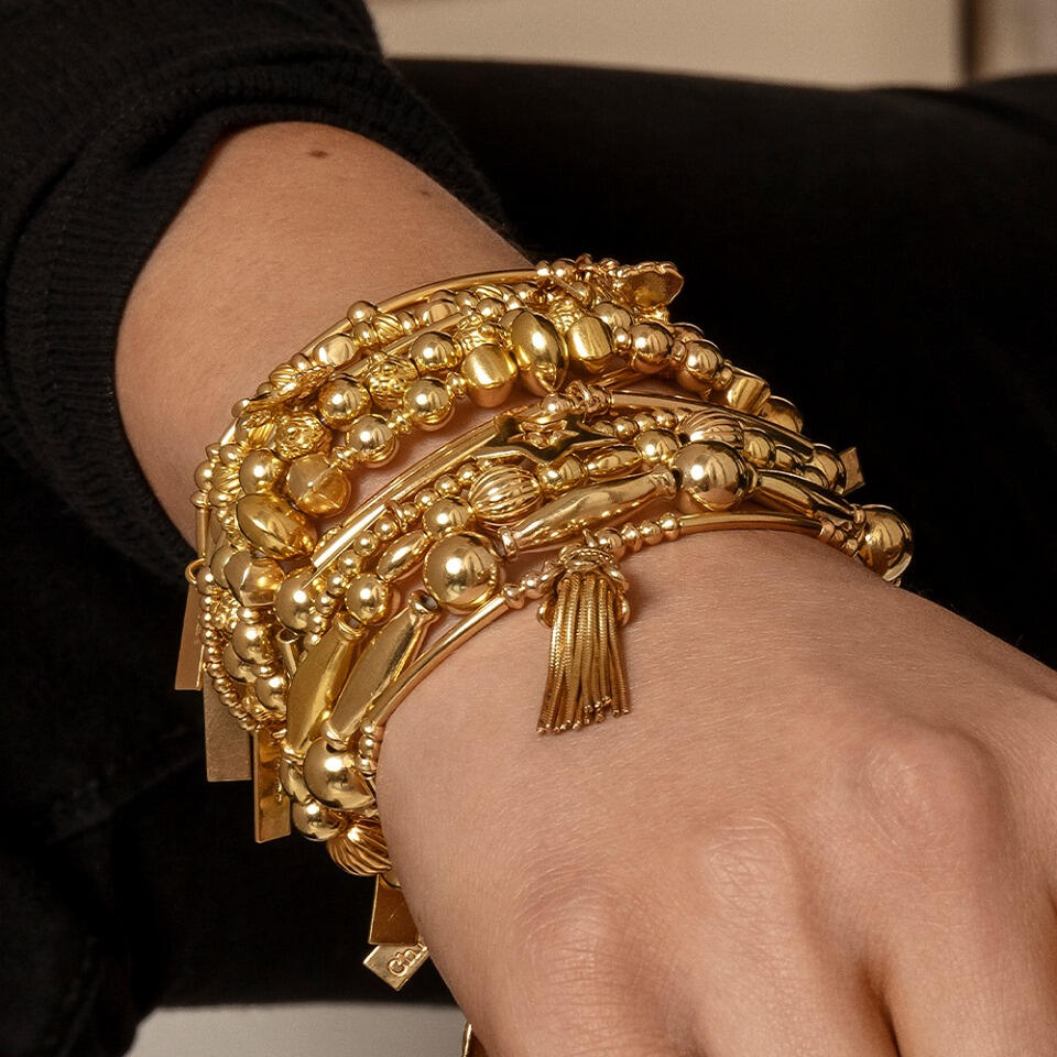 ChloBo Gold Fearless Bracelet