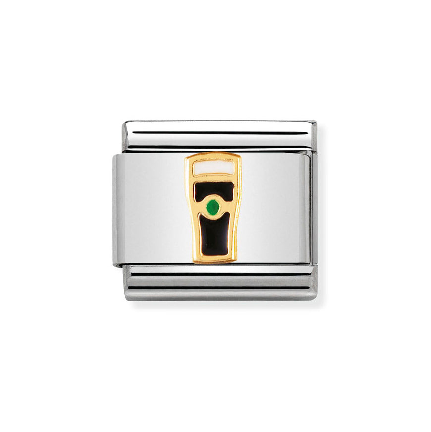 Nomination 18k Gold Classic Irish Beer Charm