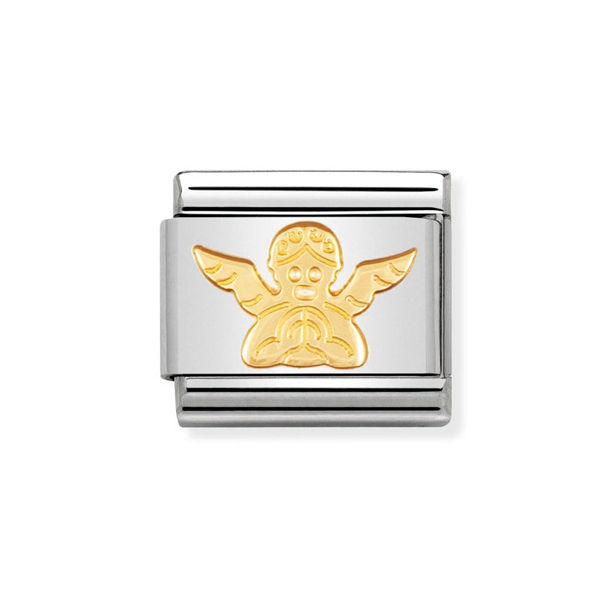Nomination Two Tone Classic Angel Charm