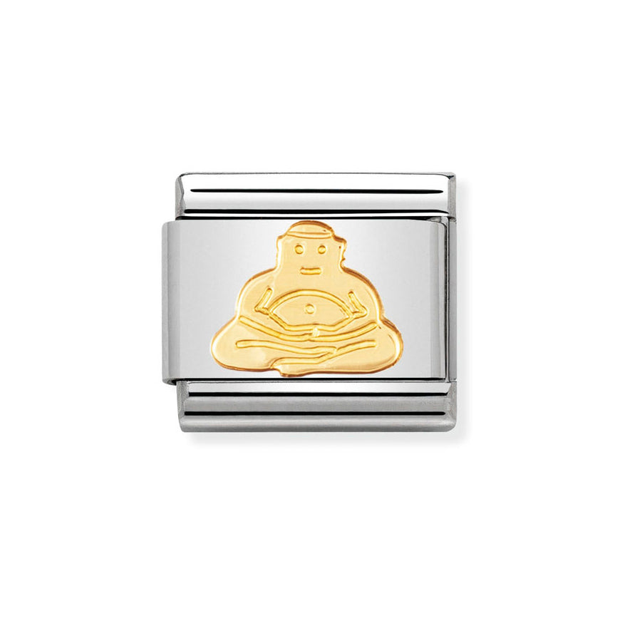 Nomination Composable 18ct Gold Buddha Classic Charm