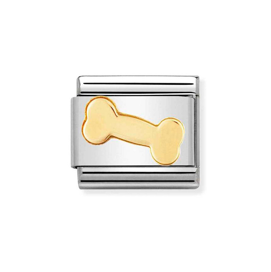 Nomination Gold Composable Classic Bone Charm