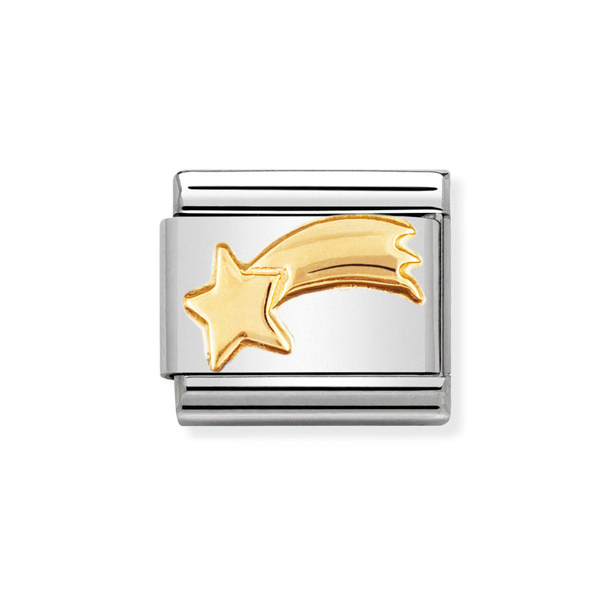 Nomination 18ct Gold Shooting Star Classic Charm