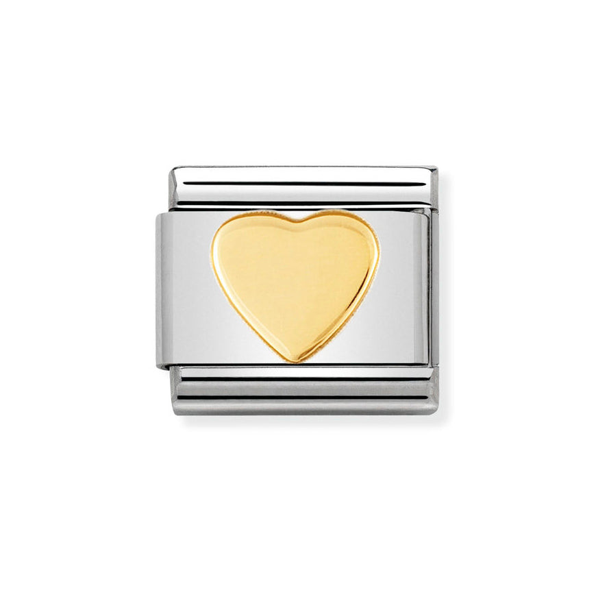 Nomination 18ct Gold Heart Classic Charm