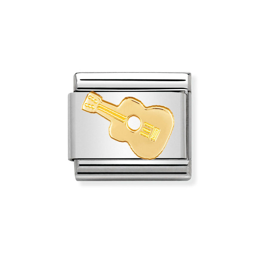 Nomination 18ct Gold Guitar Instrument Classic Charm