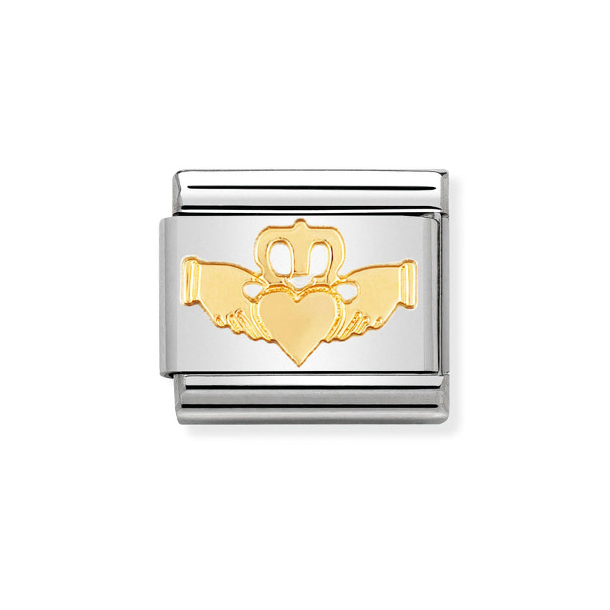 Nomination Gold Composable Classic Claddagh Charm