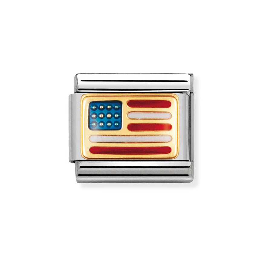 Nomination Classic Composable USA Flag Charm