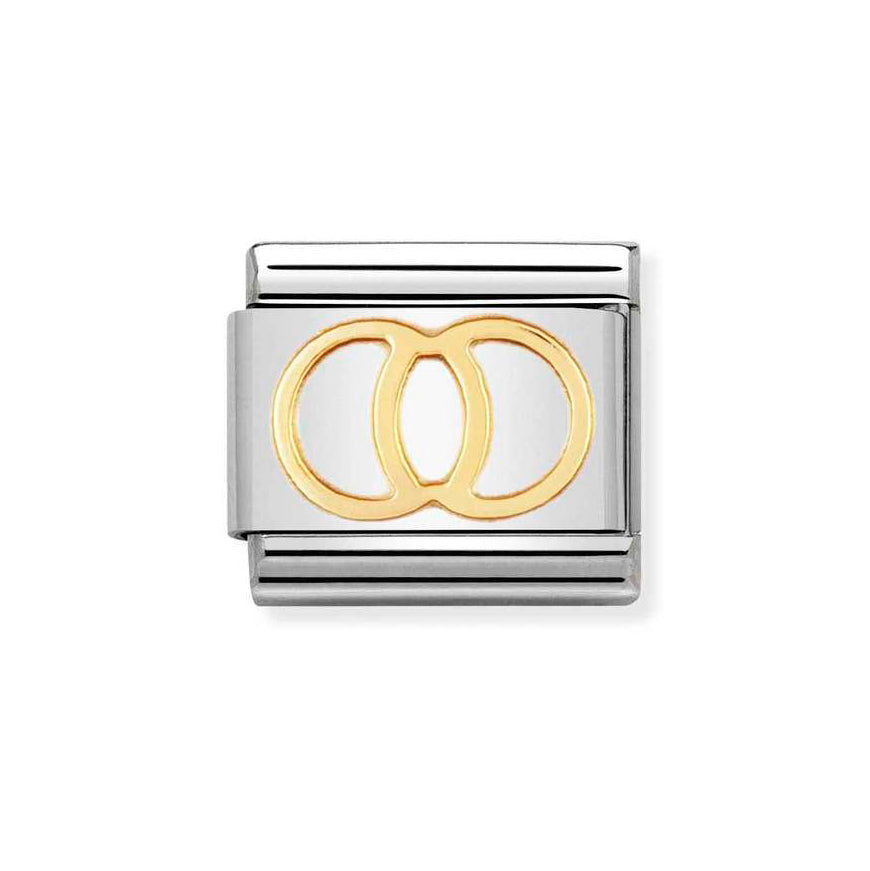 Nomination Classic Gold Wedding Rings Charm