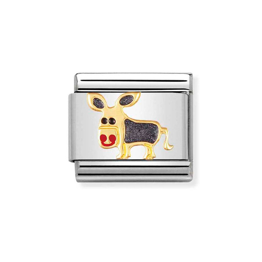 Nomination Gold Composable Classic Donkey Charm