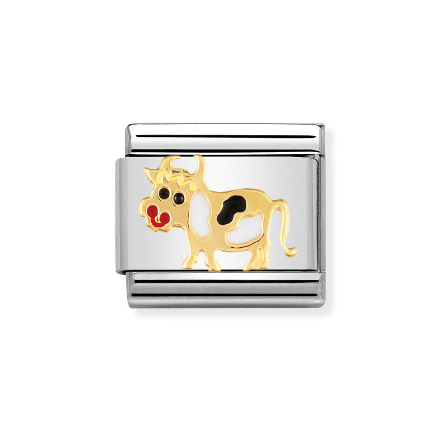 Nomination Gold Composable Classic Cow Charm