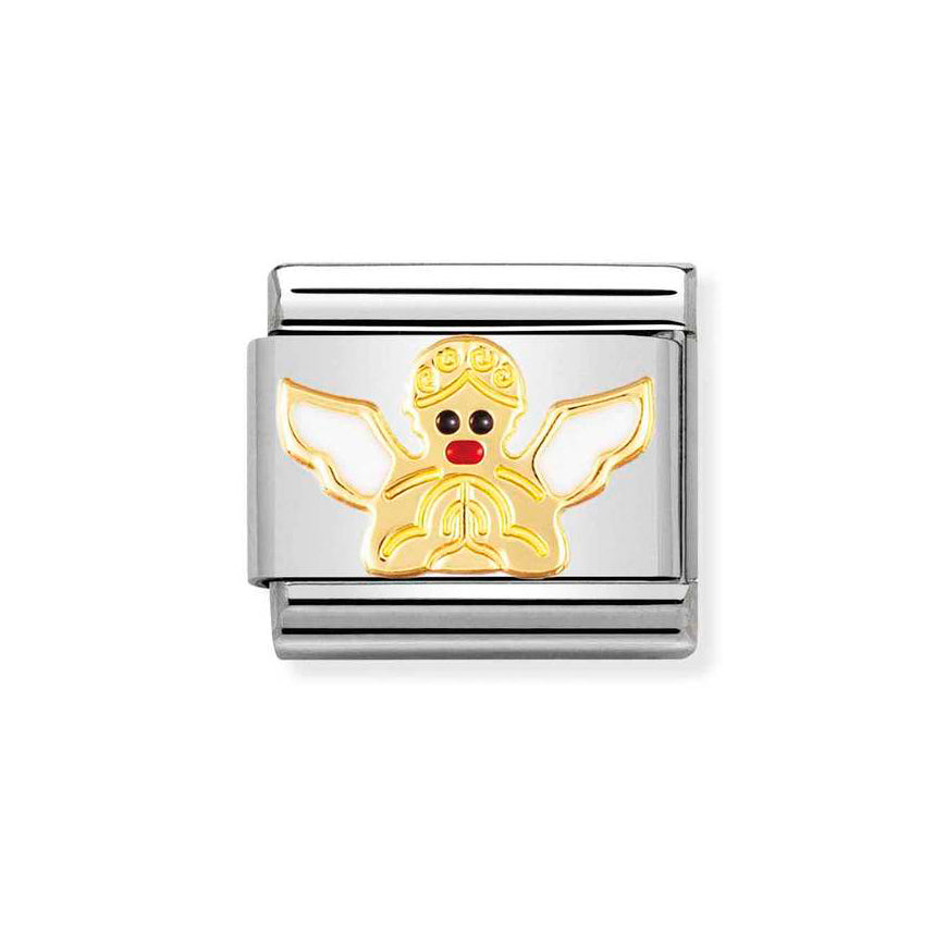 Nomination White Enamel Angel Classic Charm