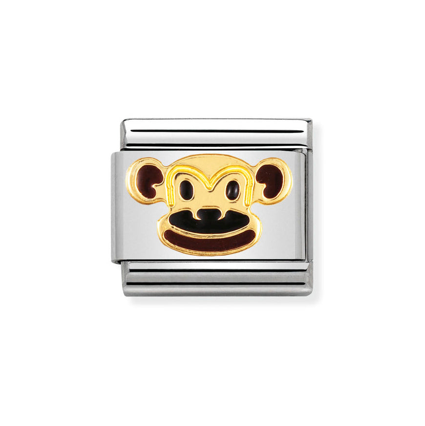 Nomination Composable Classic Gold Monkey Charm