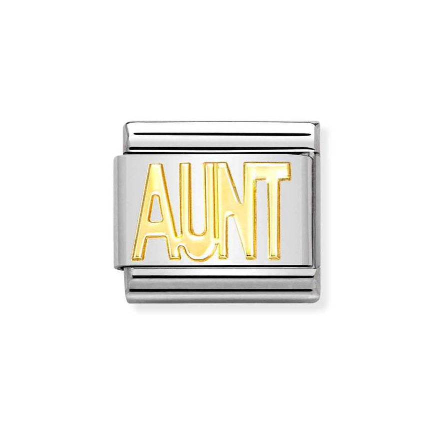 Nomination Classic Gold AUNT Charm