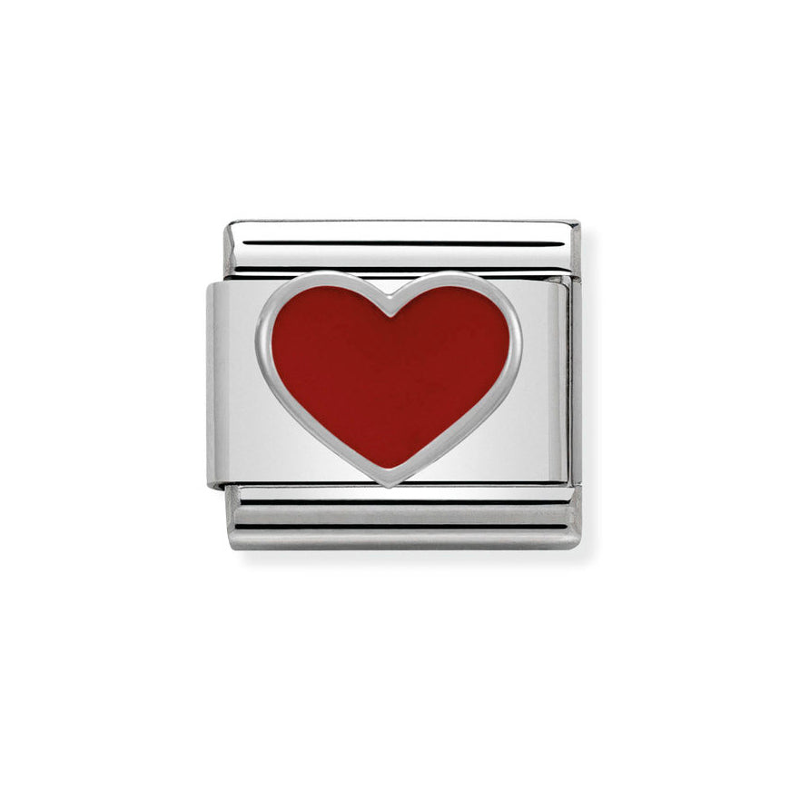 Nomination Classic Red Heart Charm