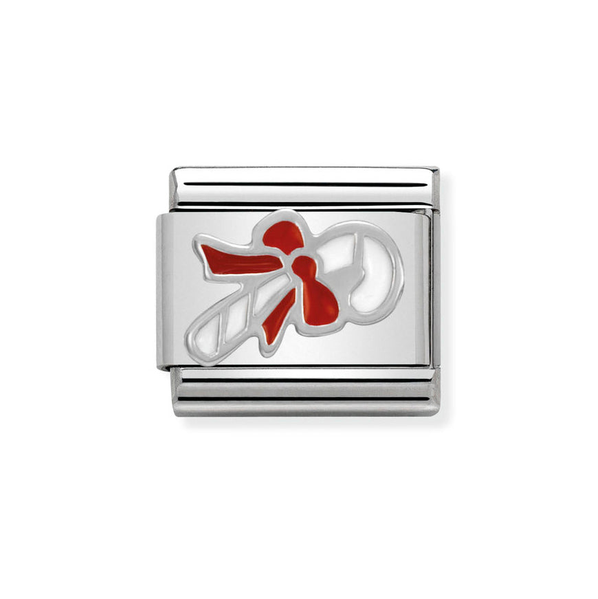 Nomination Classic Red Candy Cane Charm