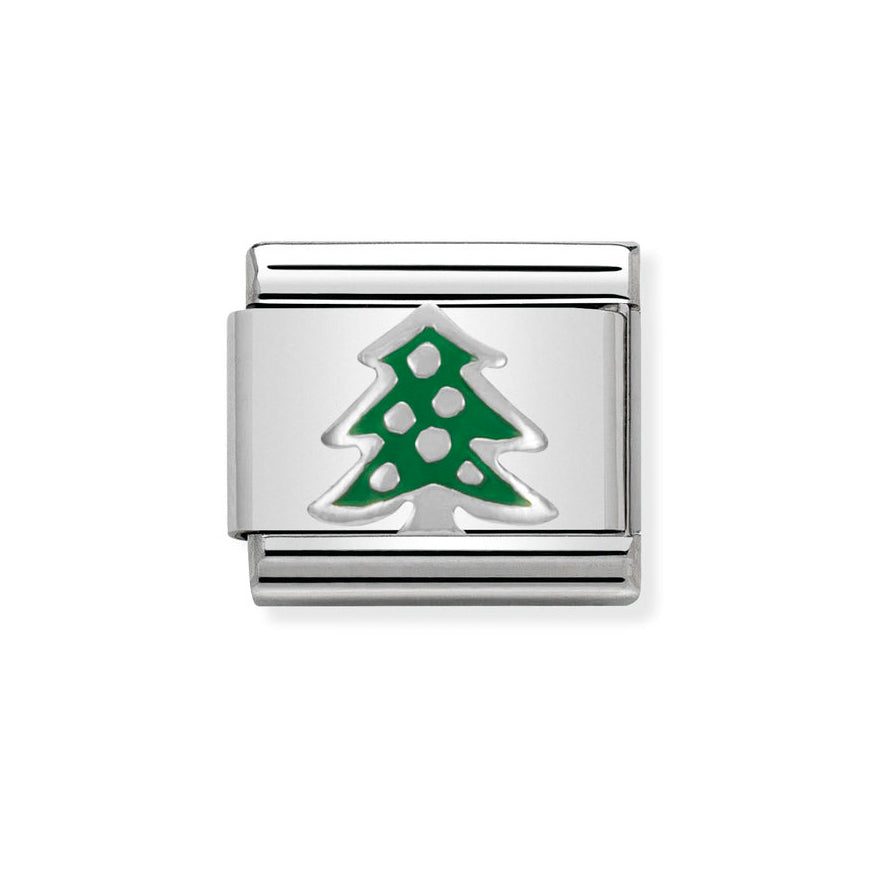 Nomination Classic Silver Christmas Tree Charm