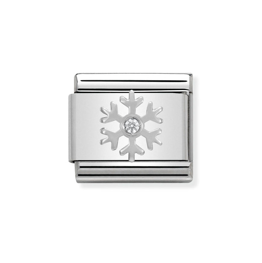 Nomination Classis Snowflake CZ Charm