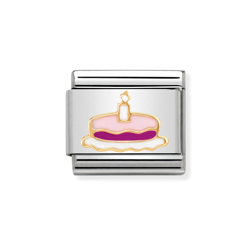 Nomination Pink Cake Composable Classic Link Charm