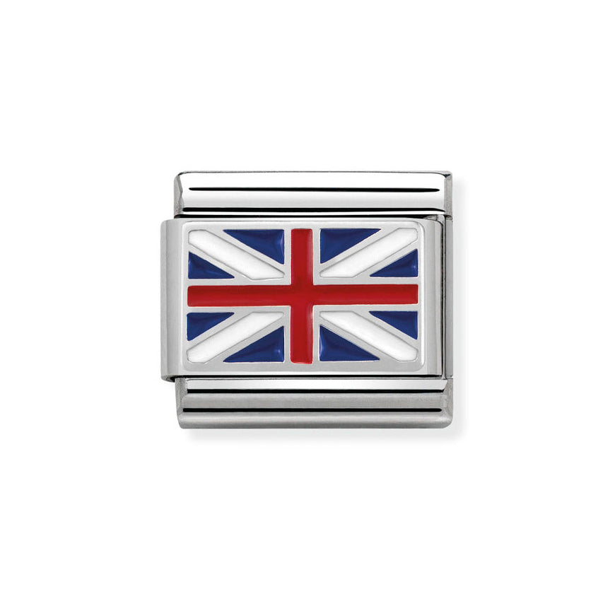 Nomination Classic Great Britain Union Jack Flag Charm