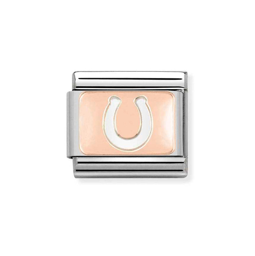 Nomination Classic Rose Gold Horseshoe Charm