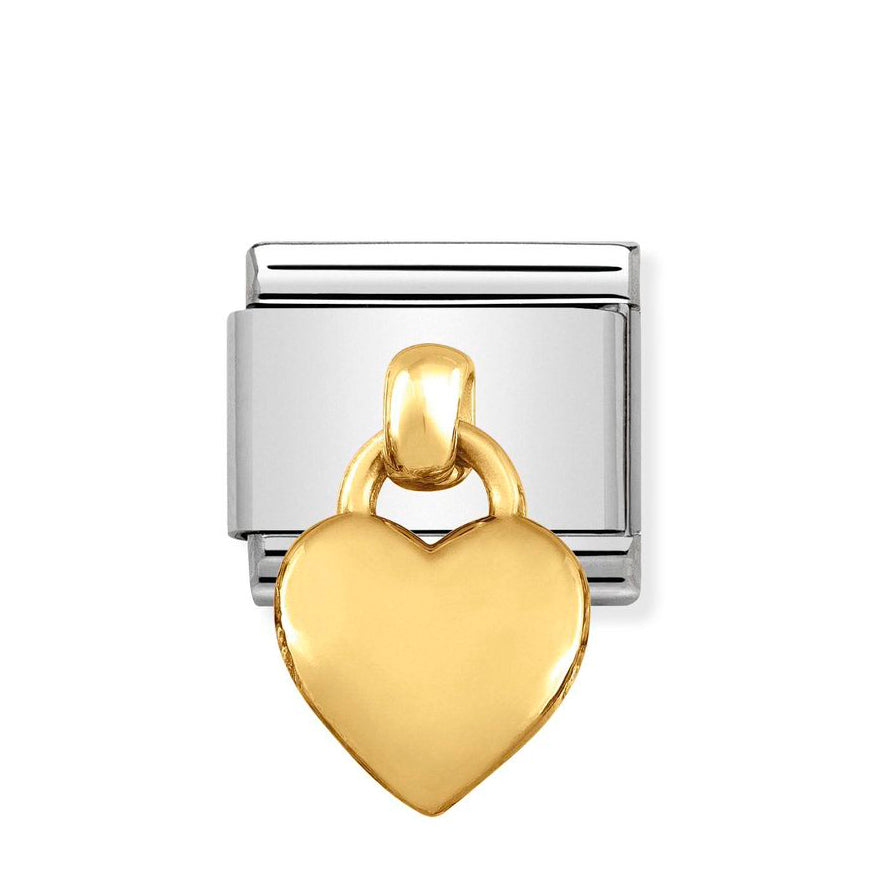 Nomination Classic 18K Gold Pendant Heart Charm