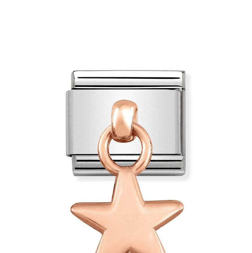 Nomination Classic Rose Gold Star Pendant Charm