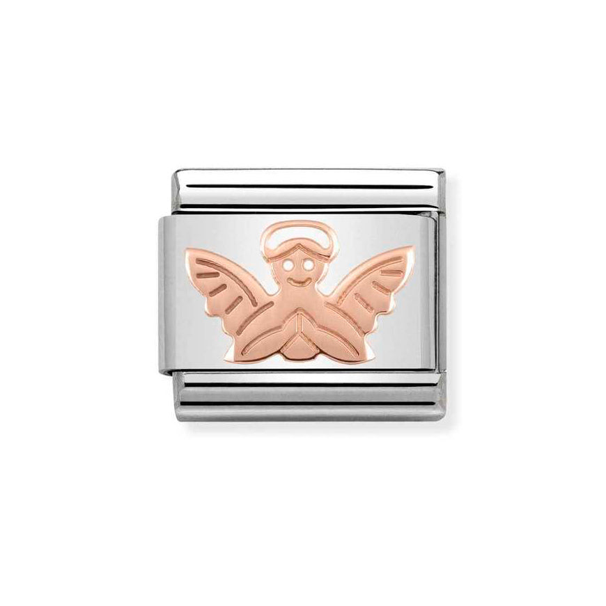 Nomination Classic Rose Gold Plated Angel Charm