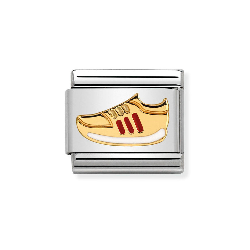 Nomination Classic Gold Daily Life Red Trainer Charm