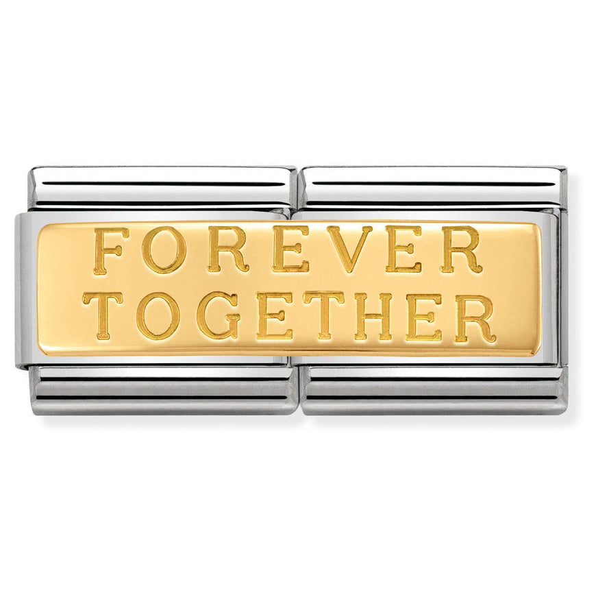 Nomination Double Charm Forever Together Charm