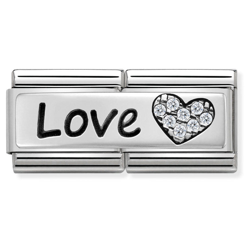 Nomination Love And Heart Double Charm