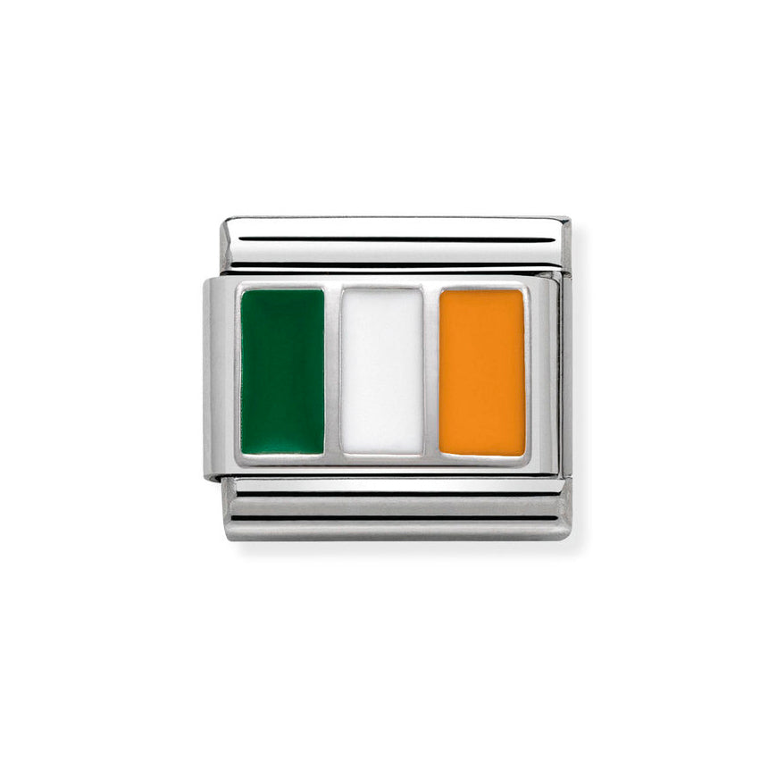 Nomination Silver Composable Classic Ireland Flag Charm