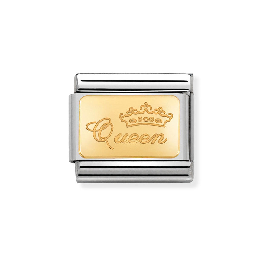 Nomination 18k Gold Classic Queen Charm