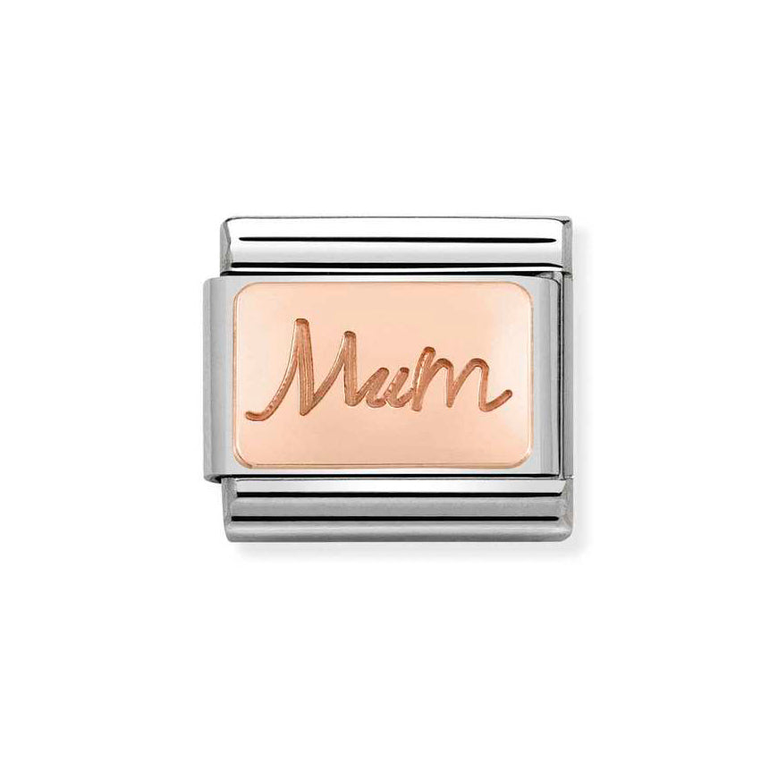 Nomination Classic Rose Gold Plated Mum Charm