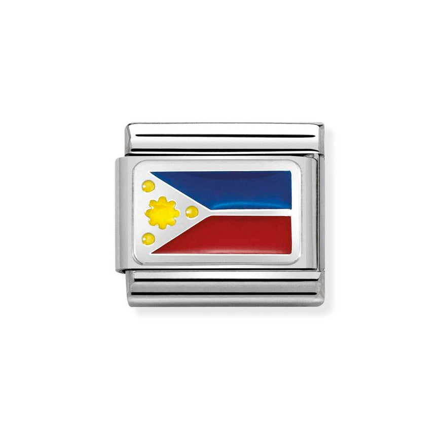 Nomination Classic Philippines Flag Charm