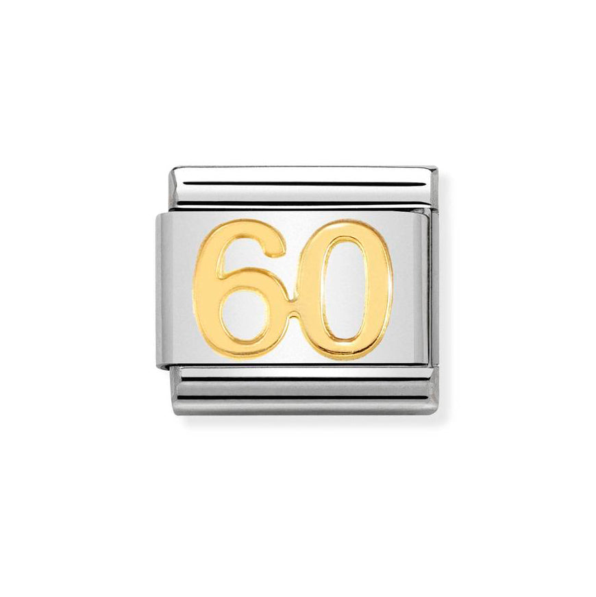 Nomination Gold Composable Classic Number 60 Charm