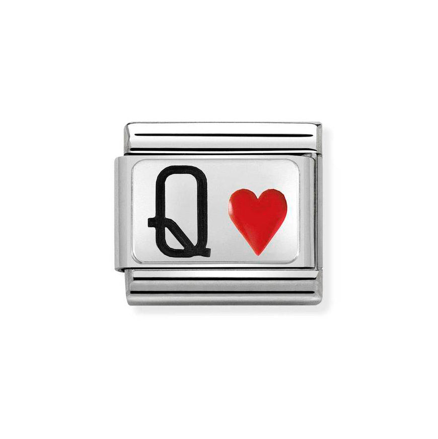 Nomination Classic Queen of Hearts Charm