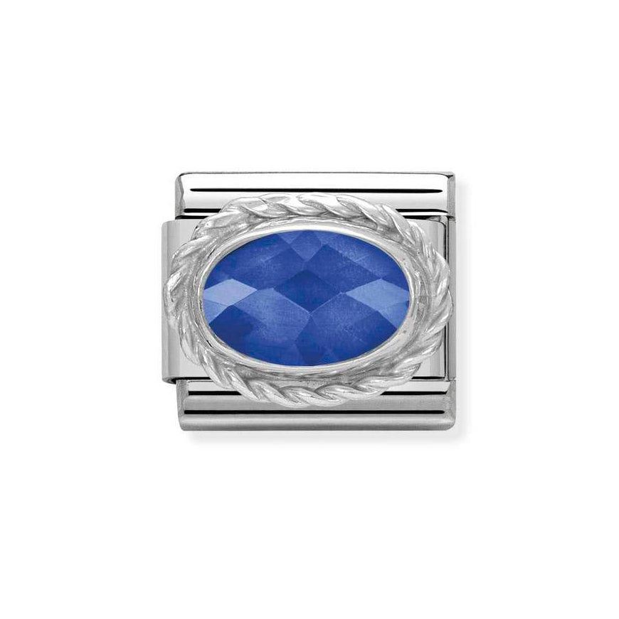 Nomination Classic Blue Faceted Charm