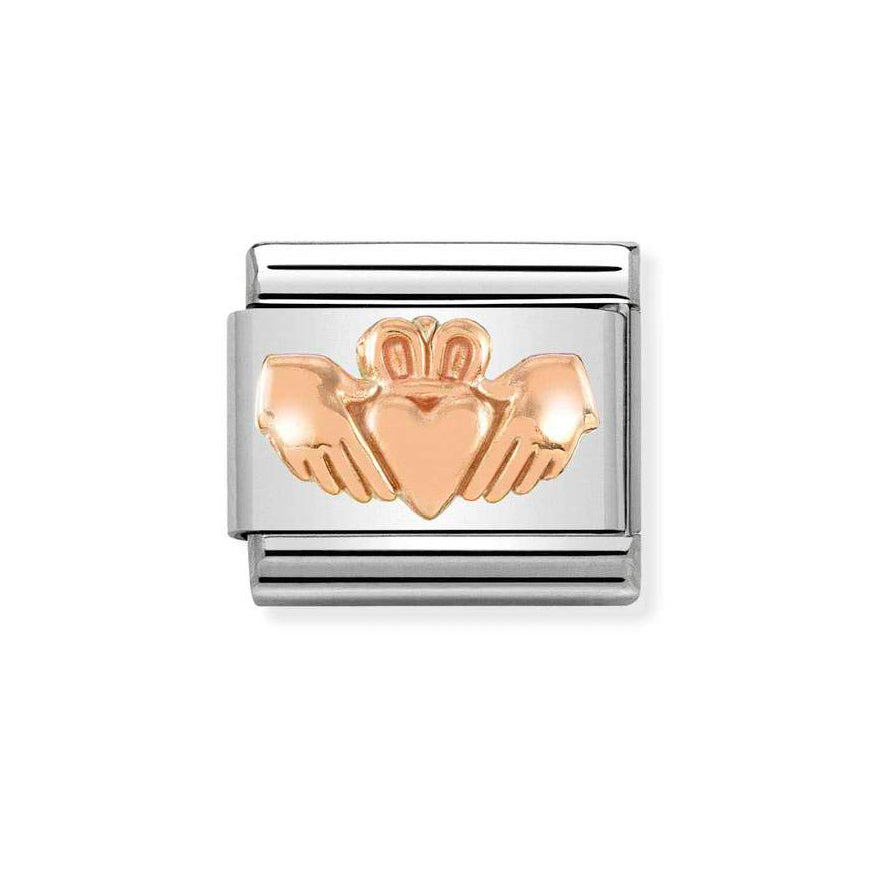 Nomination Classic Rose Gold Claddagh Charm