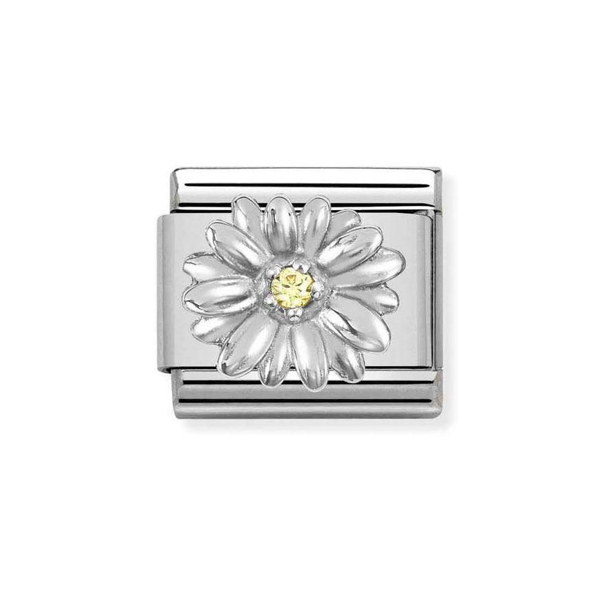 Nomination Classic Silver Daisy Flower Charm
