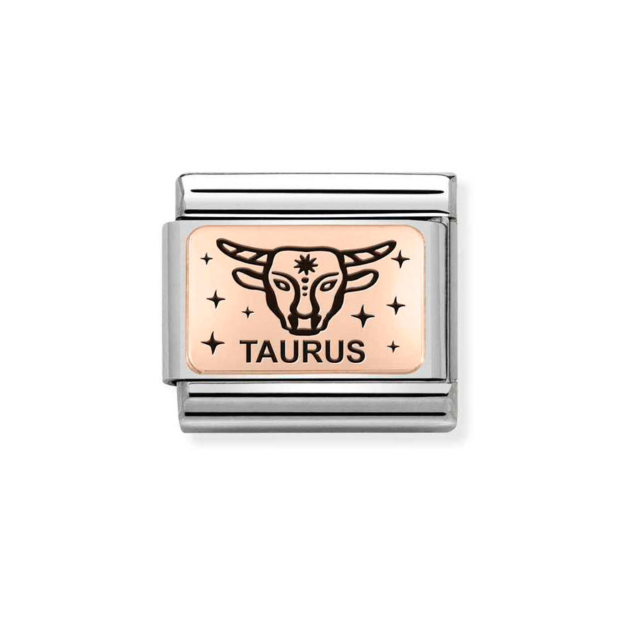 Nomination Rose Gold Composable Classic Zodiac Taurus Charm