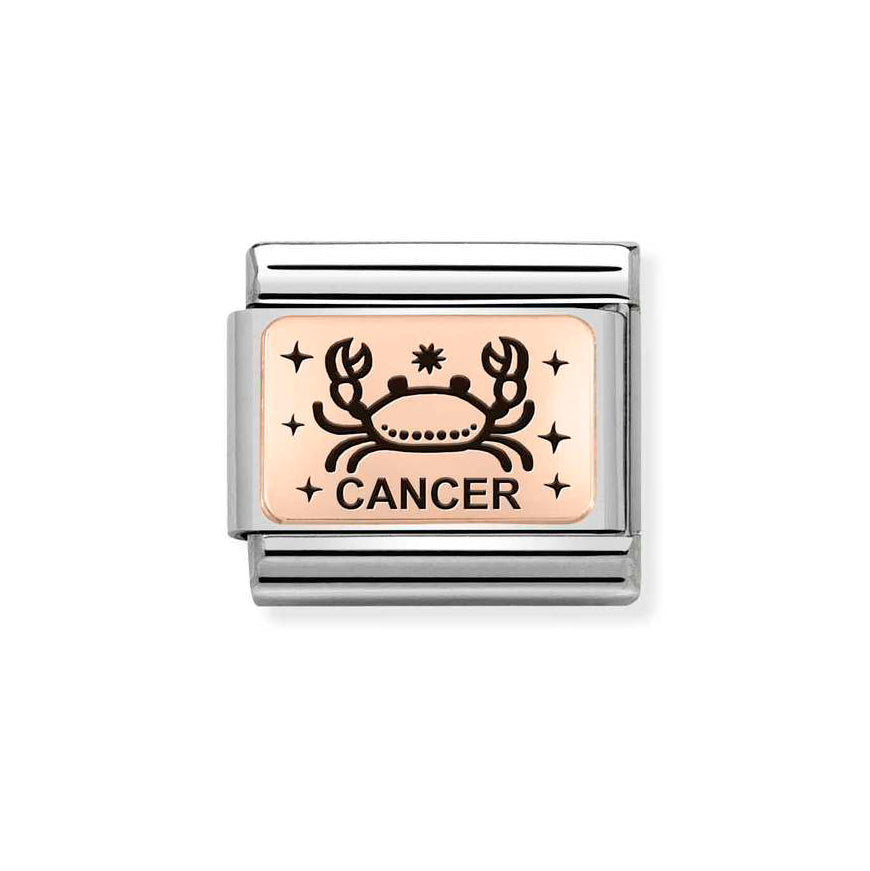 Nomination Rose Gold Composable Classic Zodiac Cancer Charm