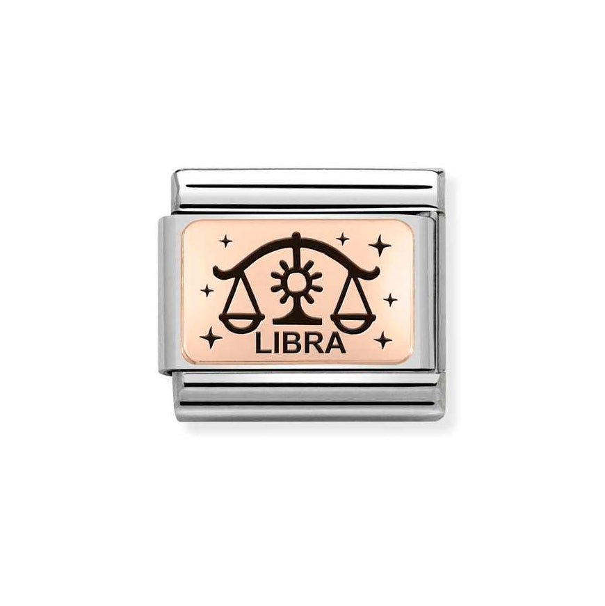 Nomination Rose Gold Composable Classic Zodiac Libra Charm