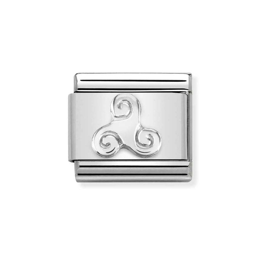 Nomination Silver Composable Classic Triskell Charm