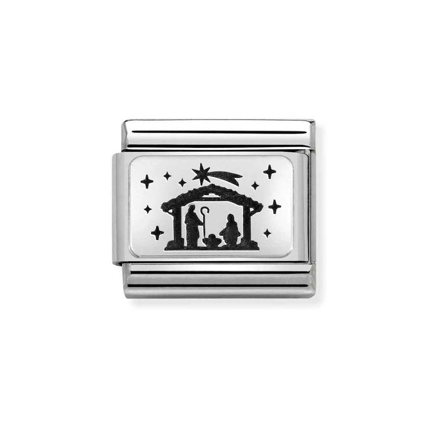 Nomination Silver Composable Classic Nativity Scene Charm