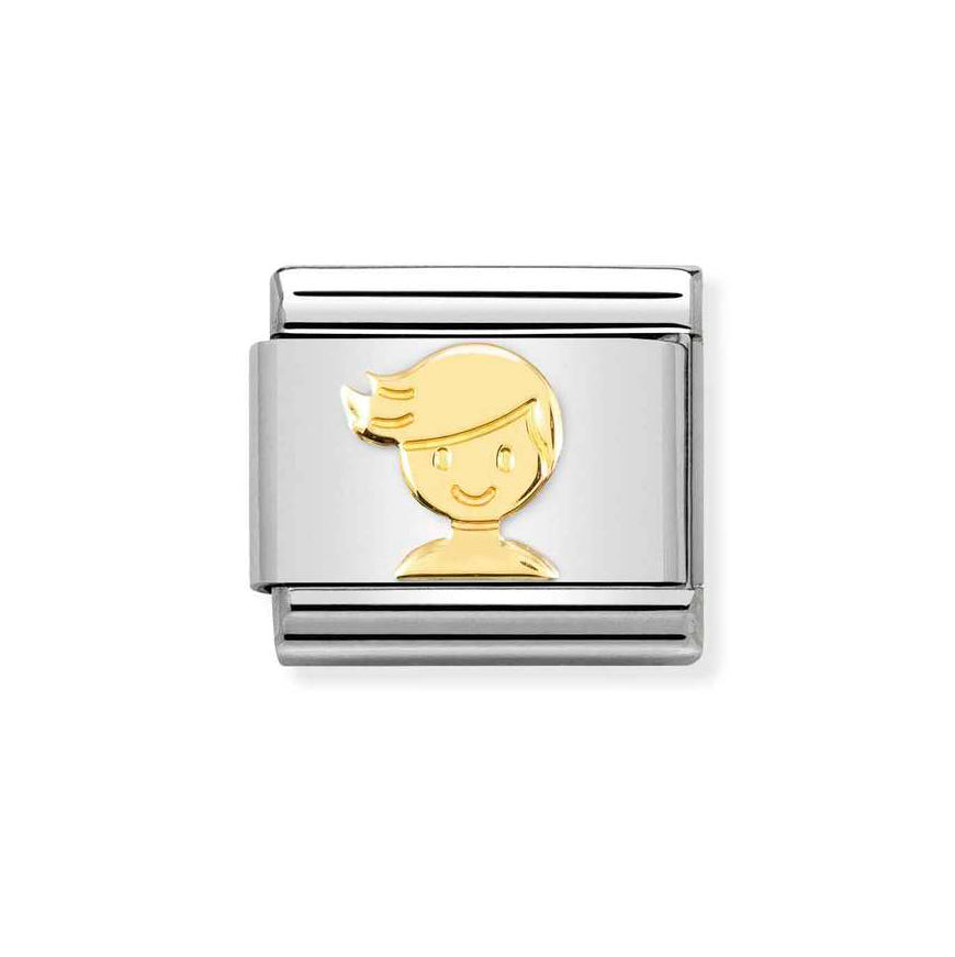 Nomination Gold Composable Classic Boy Charm