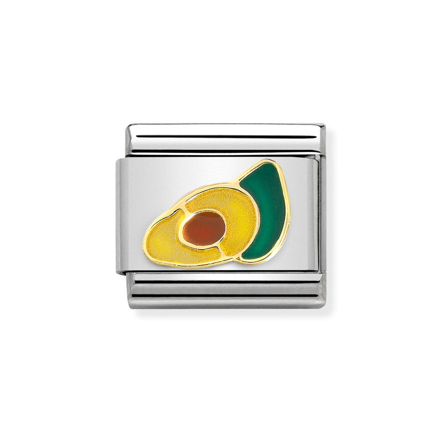 Nomination Gold Composable Classic Avocado Charm