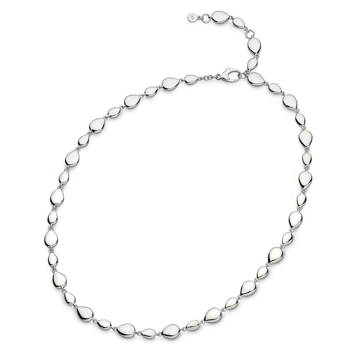 Kit Heath Silver Coast Pebble Linking Pebbles Necklace