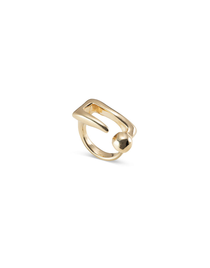 UNOde50 Gold Unusual Curious Ring