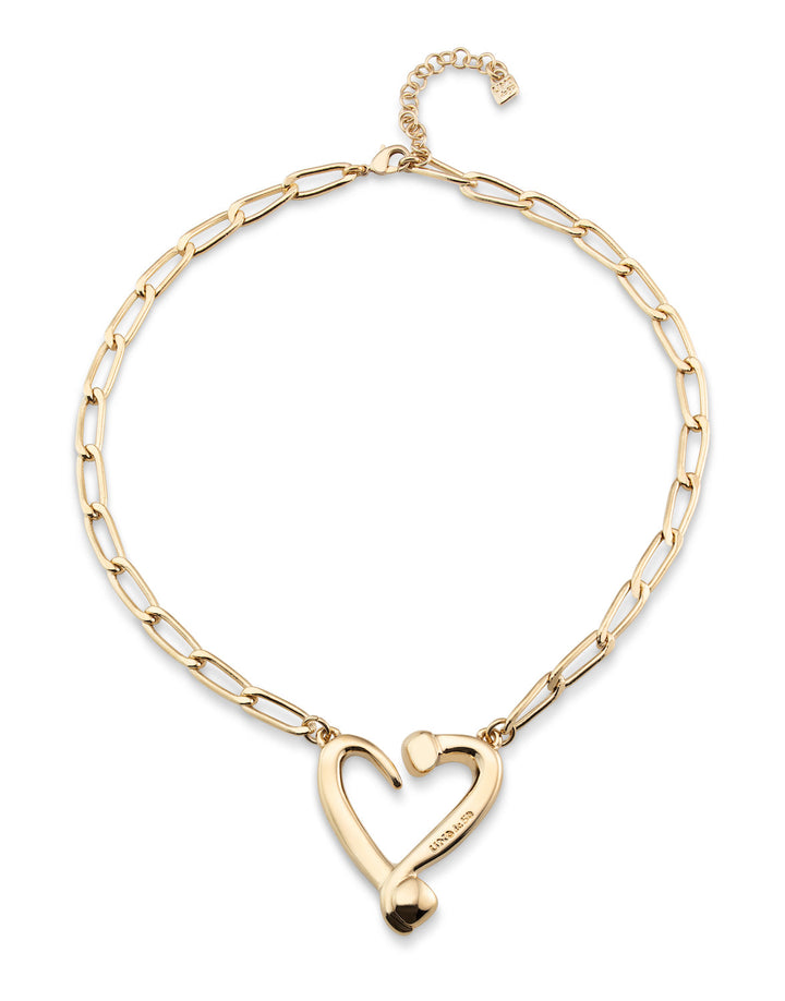 UNOde50 Gold One Love Necklace